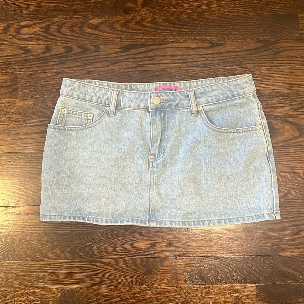 Mini Denim Jean Skirt